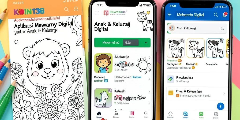 Antarmuka aplikasi KOIN138 yang menarik dan interaktif.
